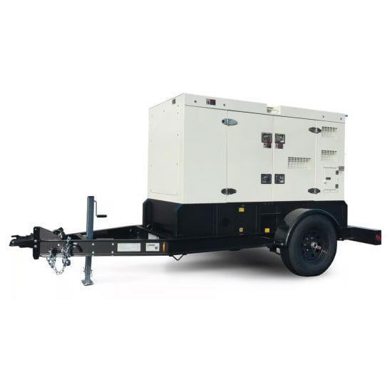 Industrial diesel generator rental for outdoor events and construction in UAE