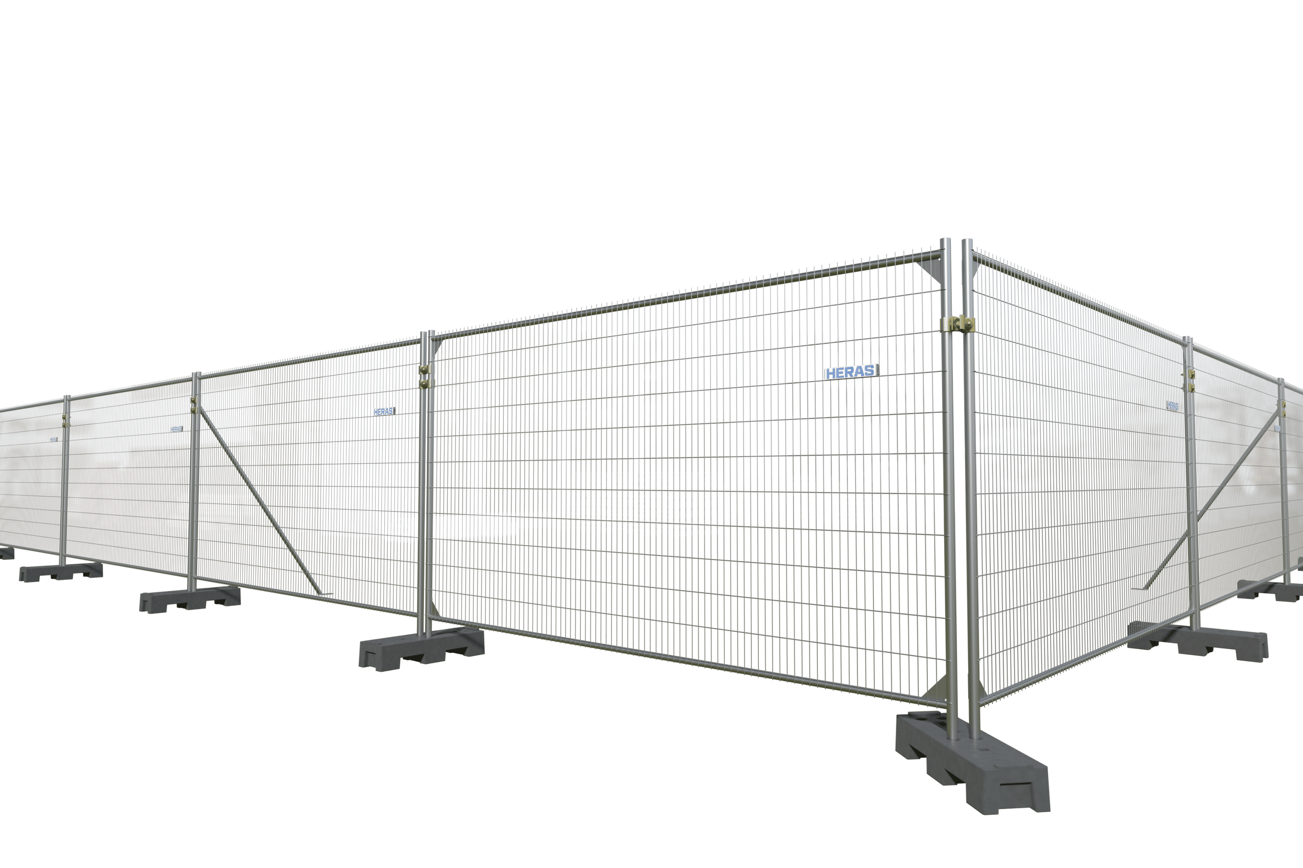 Heras fencing in UAE - temporary fencing panels for construction sites and events