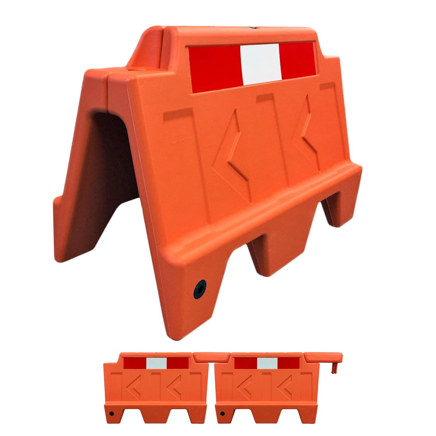 Water filled barriers in UAE - portable plastic safety barriers for event traffic management