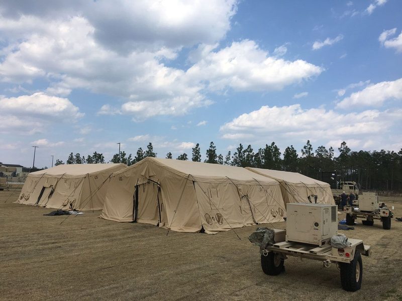 Emergency relief tent rental in UAE - rapid deployment shelter for disaster relief and humanitarian operations in Dubai