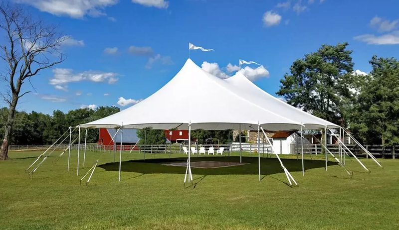 PVC tent rental in UAE - durable PVC fabric tent for events and industrial use in Dubai