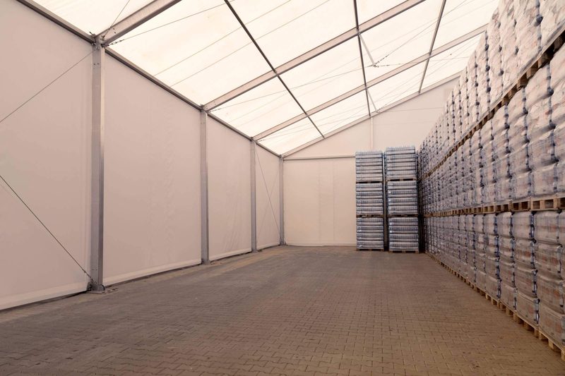 Temporary storage tent rental in UAE - quick-deploy storage tent for logistics and inventory in Dubai